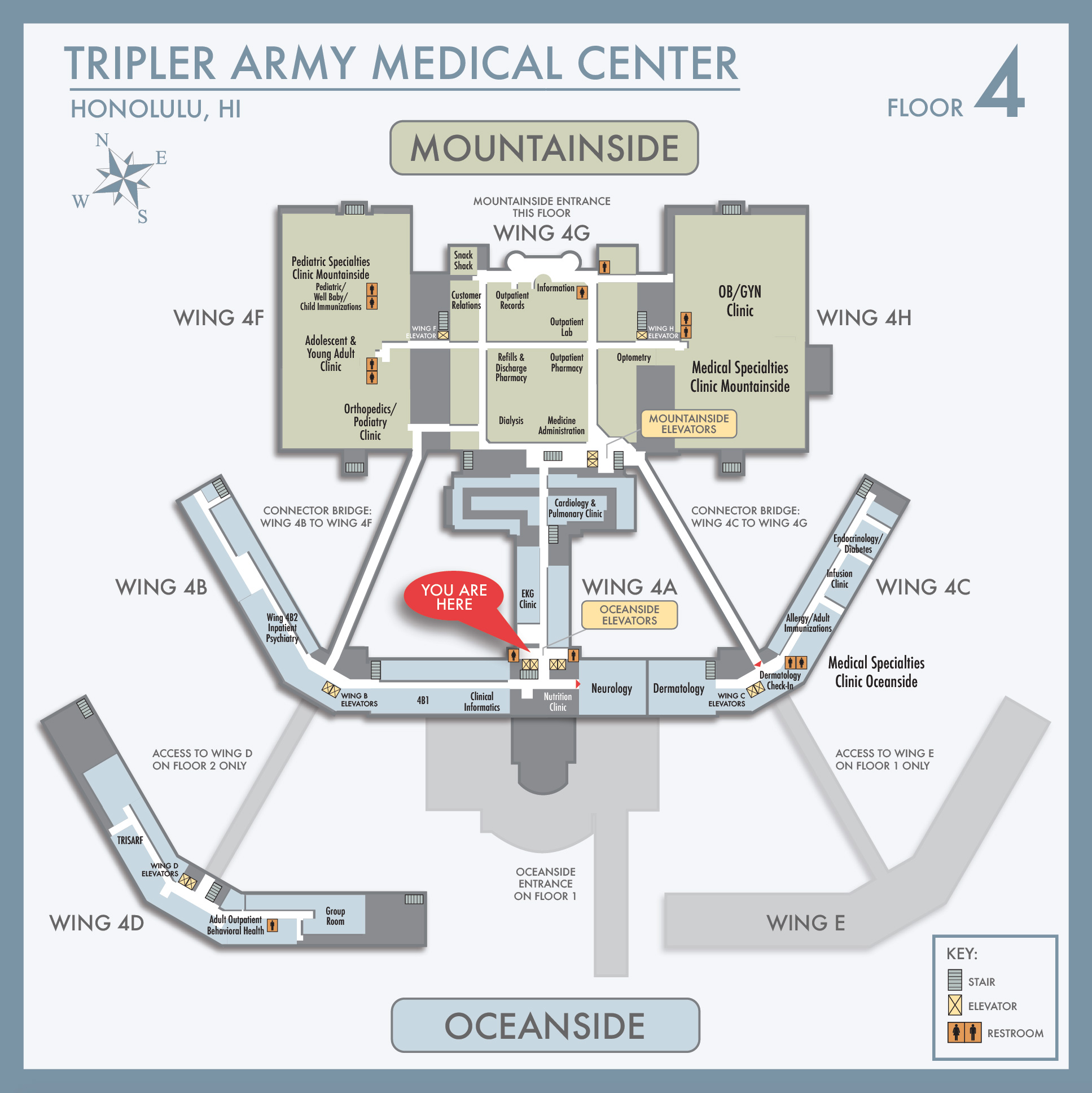 map of tripler army medical center        <h3 class=
